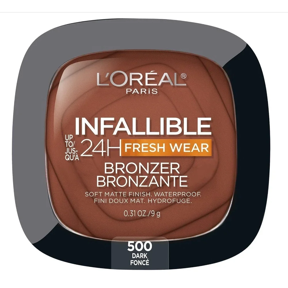 L'OREAL Paris Infallible 24H Fresh Wear Soft Matte Bronzer #500 Dark